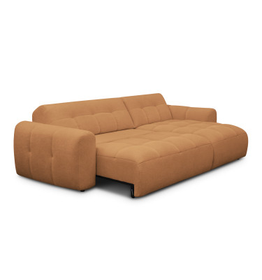 Ecksofa 4-Sitzer rechts LUMERO, orange