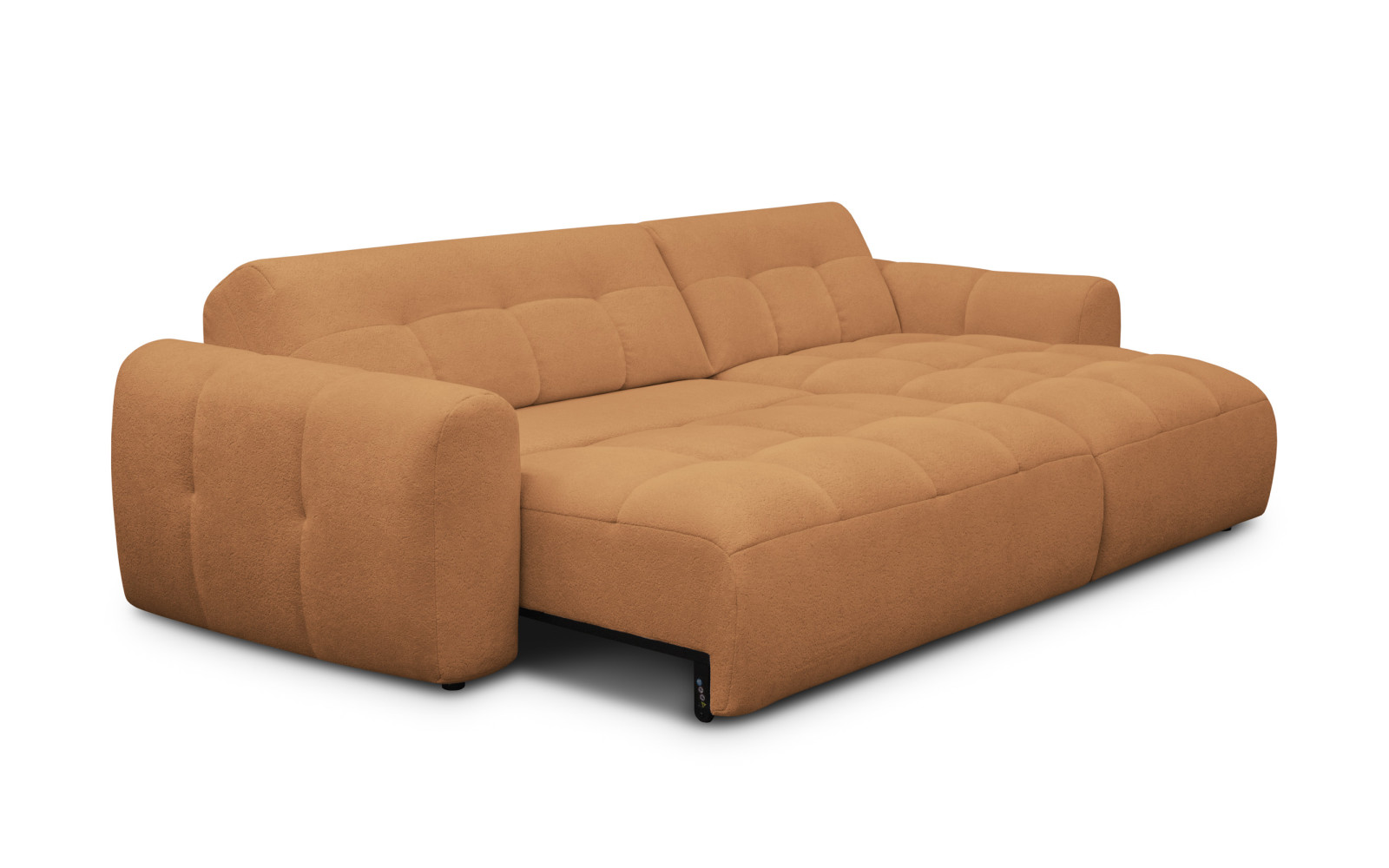 Ecksofa 4-Sitzer rechts LUMERO, orange