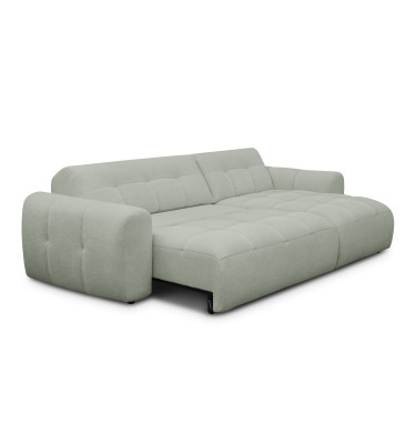Ecksofa 4-Sitzer rechts LUMERO, hellgrün