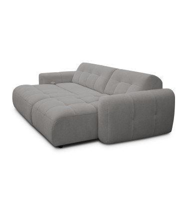Ecksofa 4-Sitzer rechts LUMERO, taupe