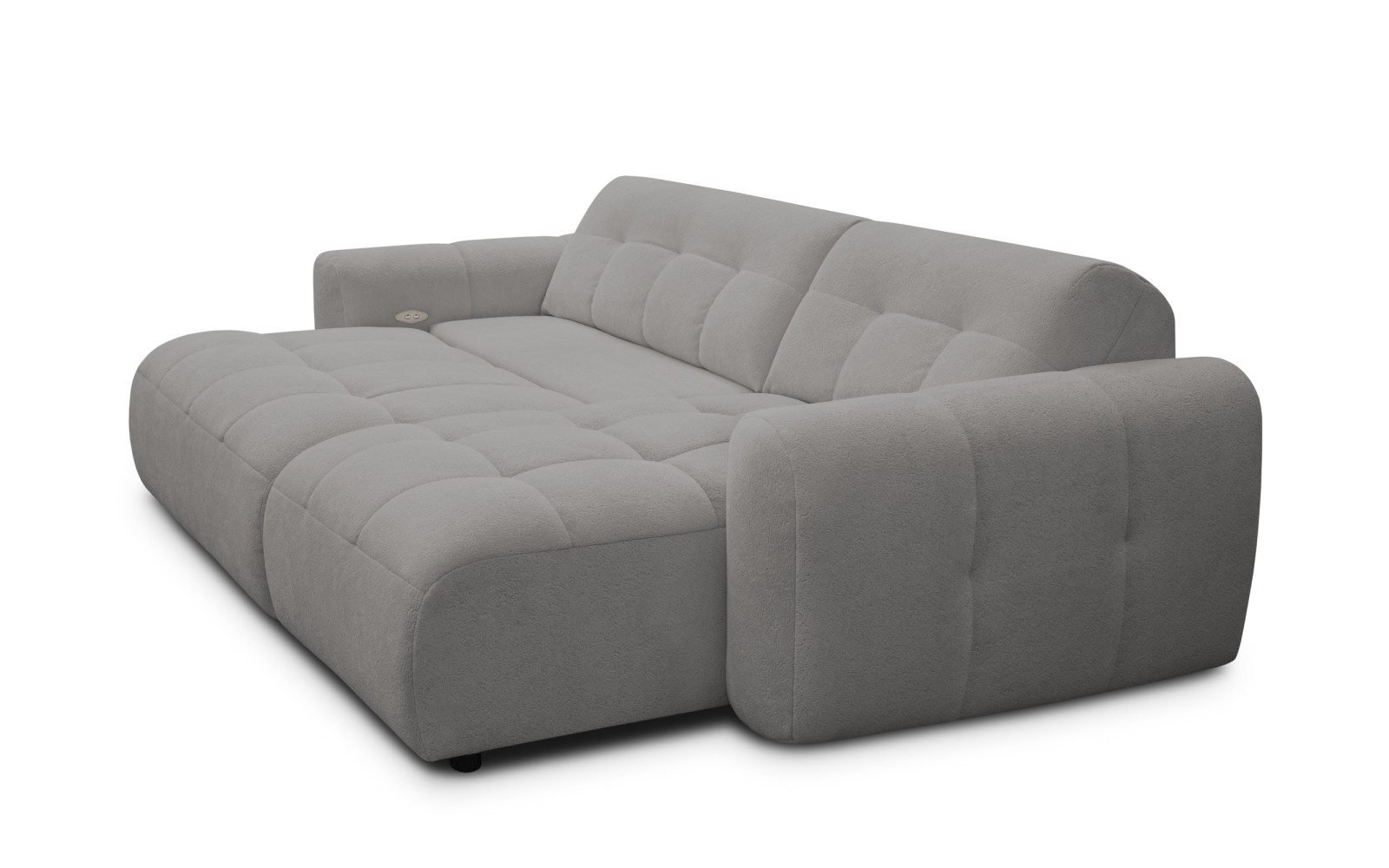 Ecksofa 4-Sitzer rechts LUMERO, taupe