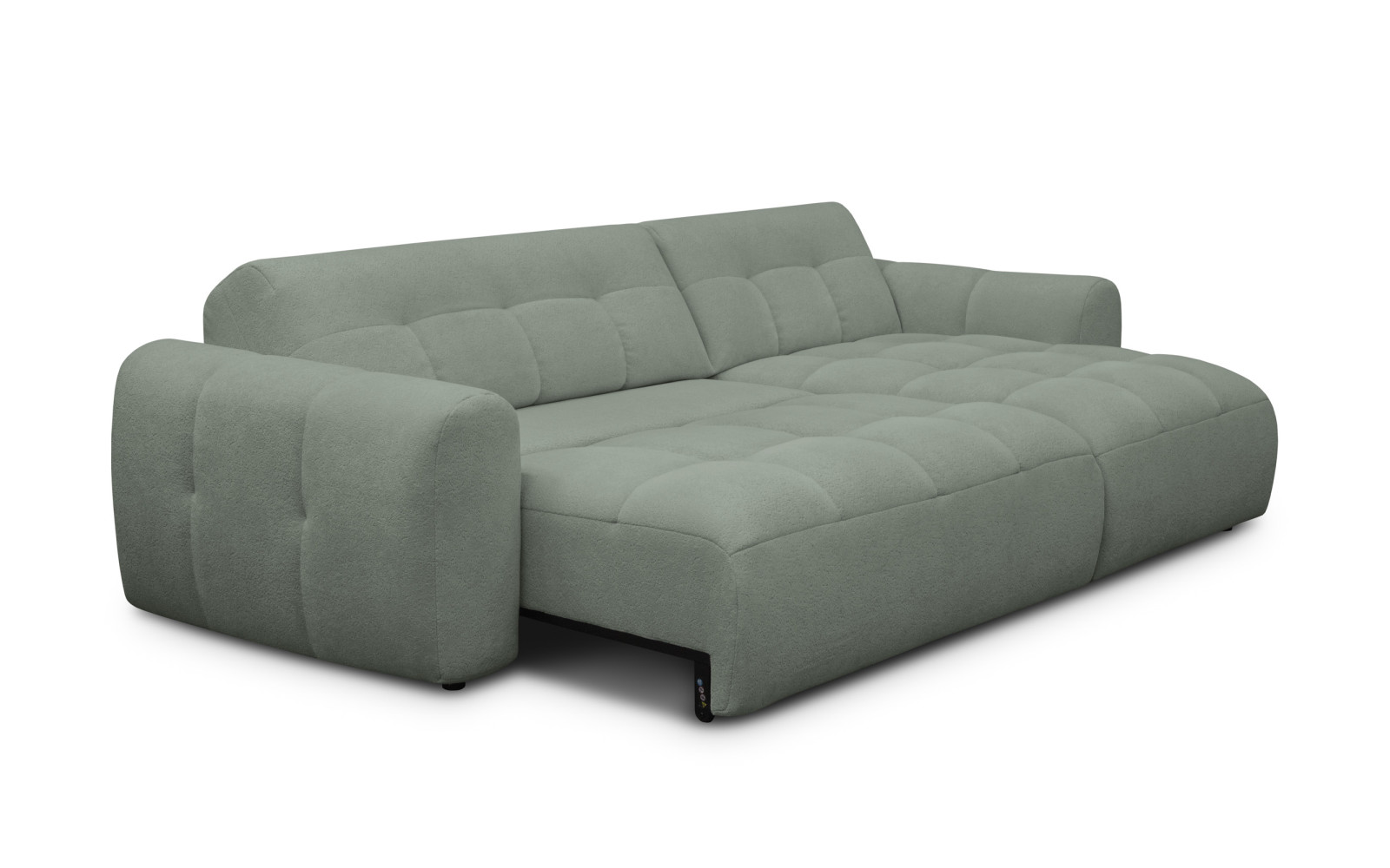Ecksofa 4-Sitzer rechts LUMERO, olive