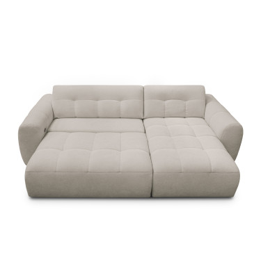 Ecksofa 4-Sitzer rechts LUMERO, creme