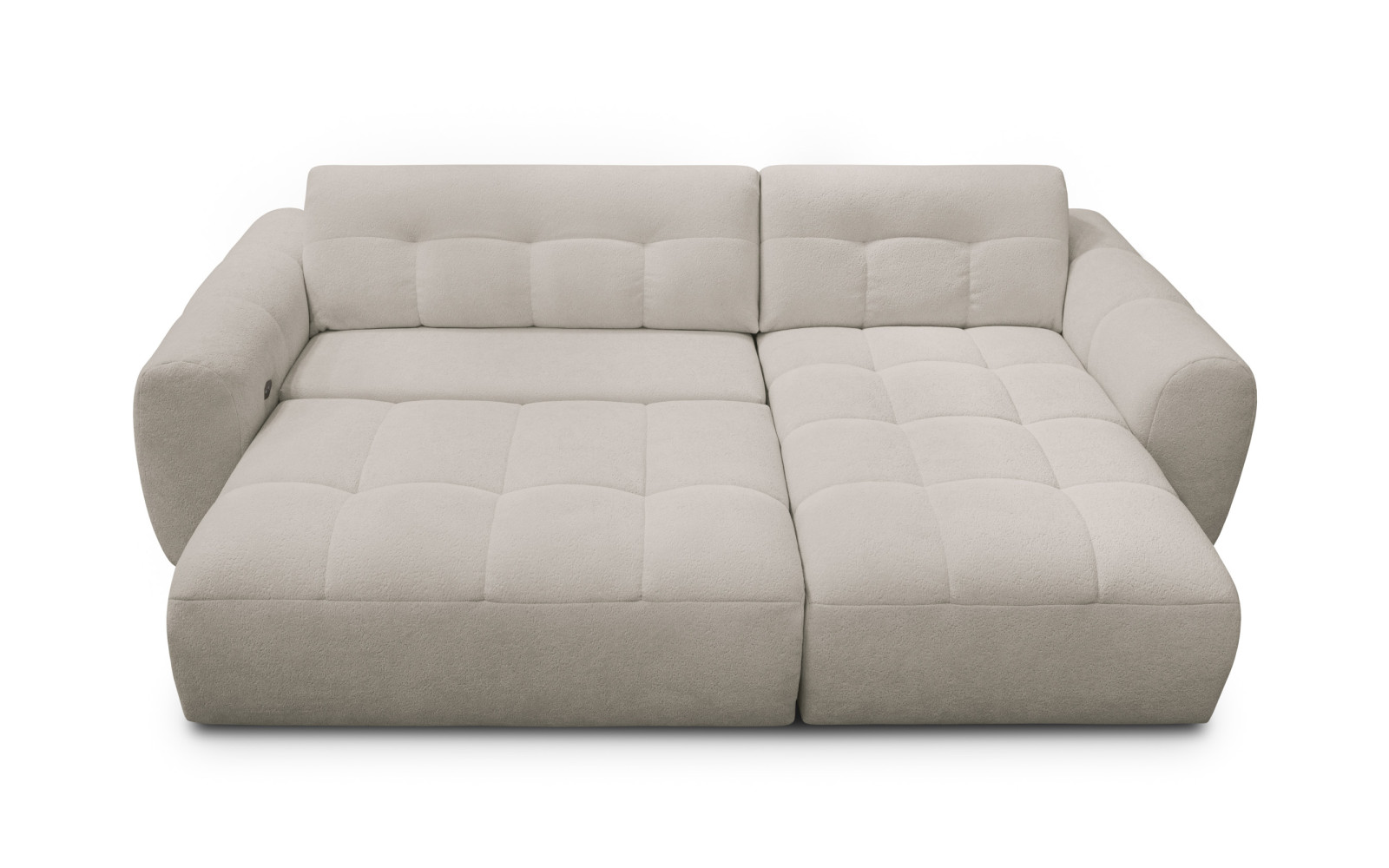 Ecksofa 4-Sitzer rechts LUMERO, creme