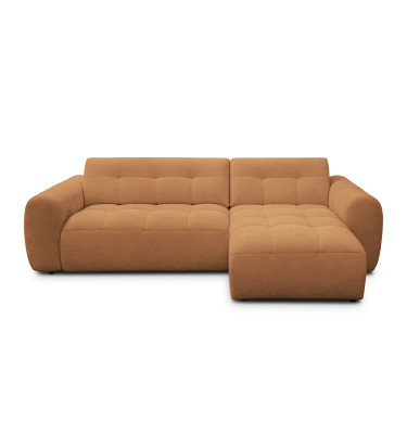 Ecksofa 4-Sitzer rechts LUMERO, orange