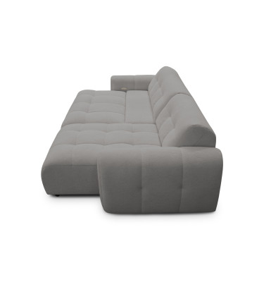 Ecksofa 4-Sitzer rechts LUMERO, taupe