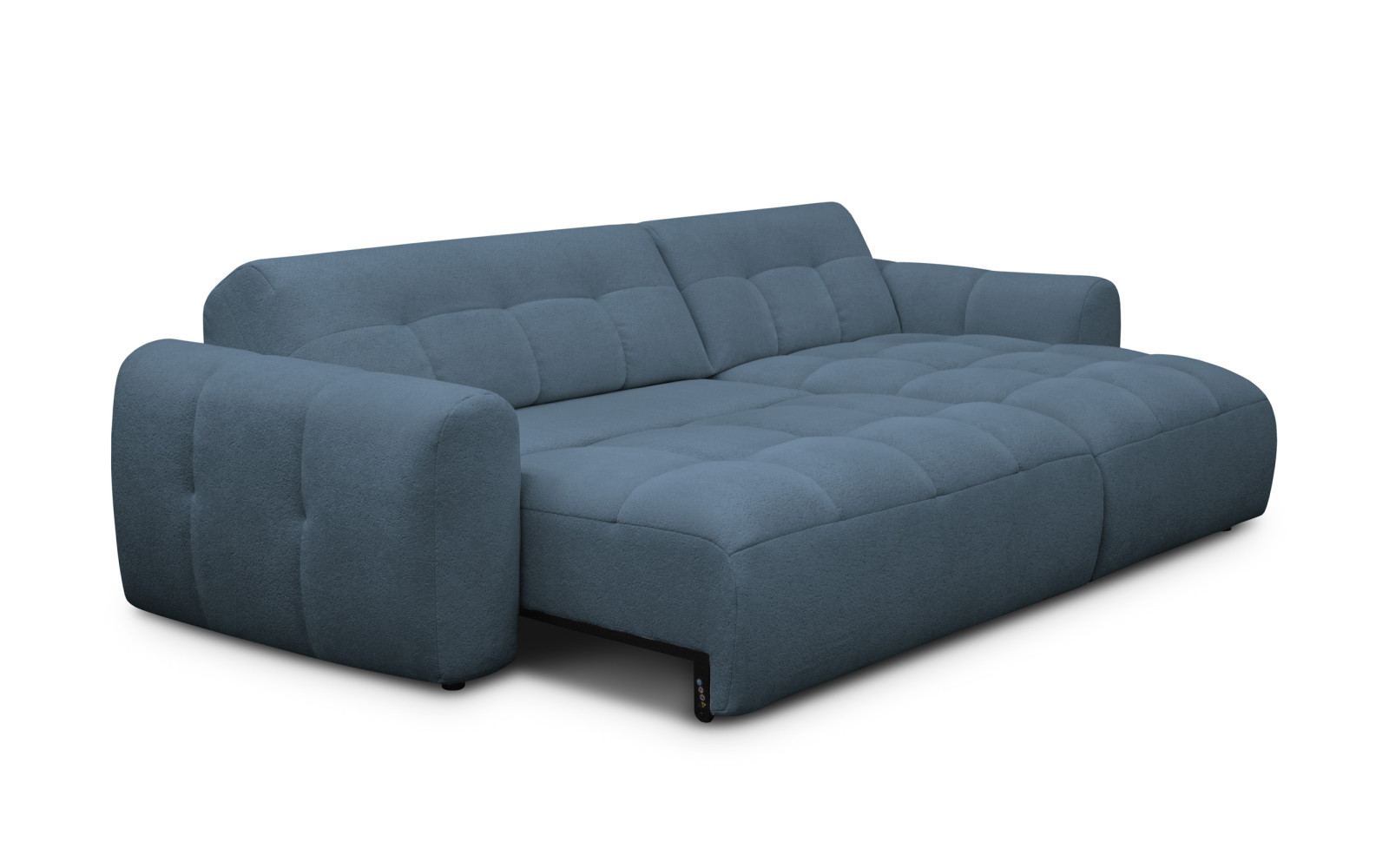 Ecksofa 4-Sitzer rechts LUMERO, marineblau