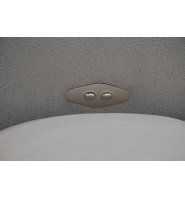 Ecksofa 4-Sitzer rechts LUMERO, taupe