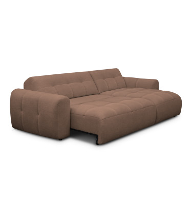 Ecksofa 4-Sitzer rechts LUMERO, braun