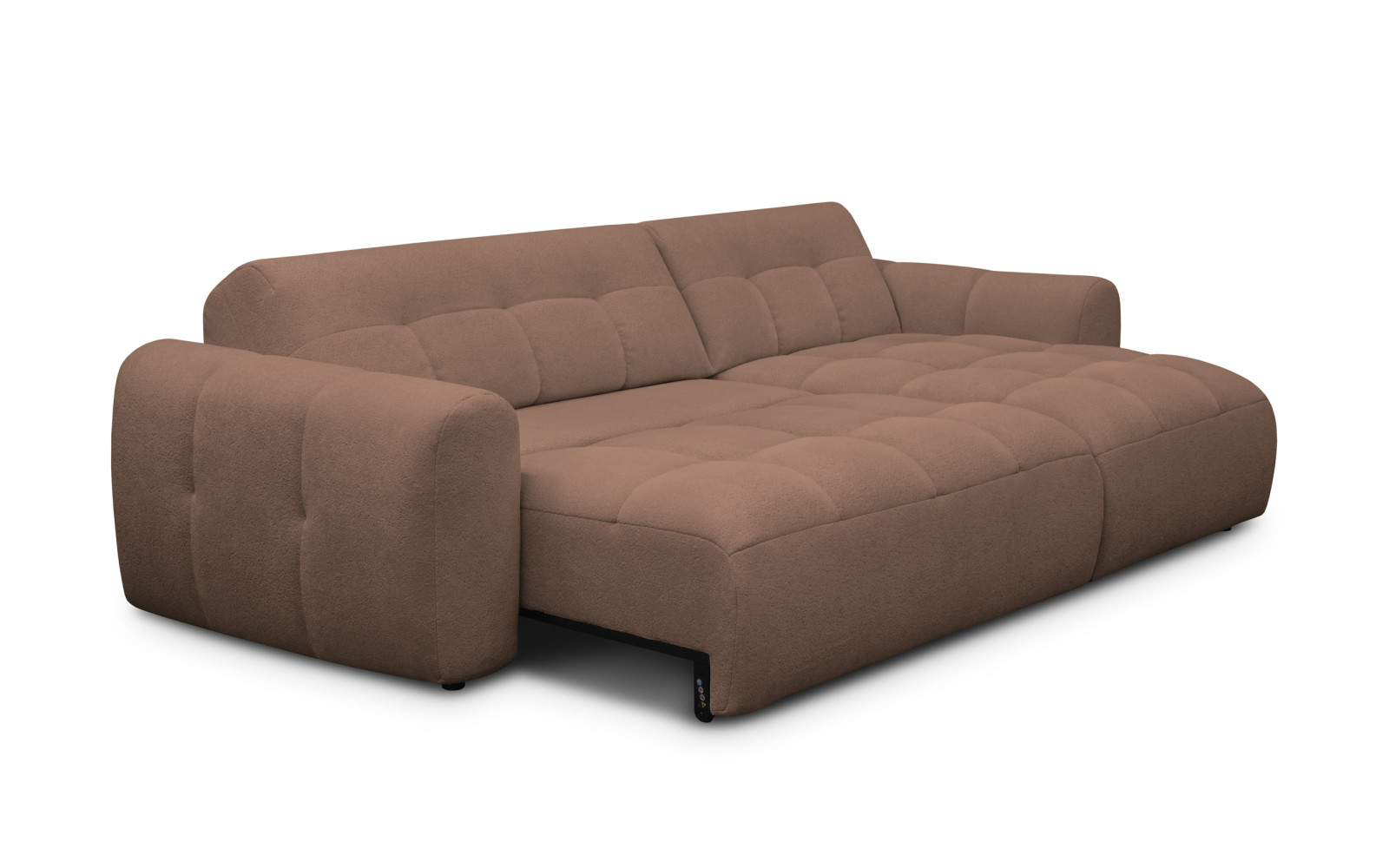 Ecksofa 4-Sitzer rechts LUMERO, braun