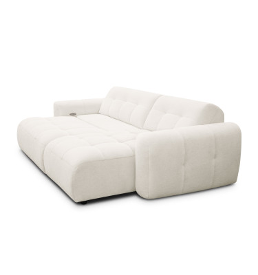 Ecksofa 4-Sitzer rechts LUMERO, creme