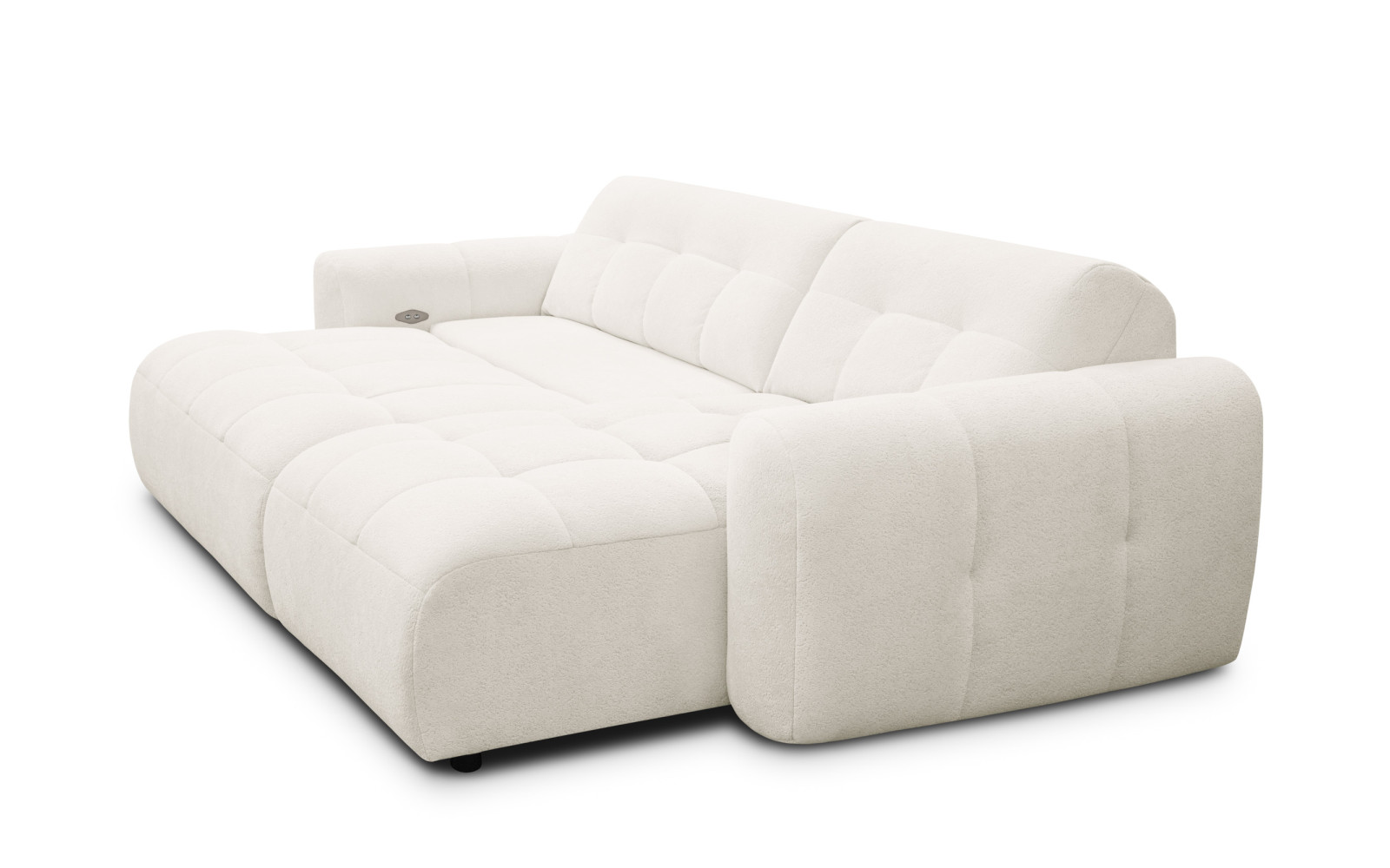 Ecksofa 4-Sitzer rechts LUMERO, creme