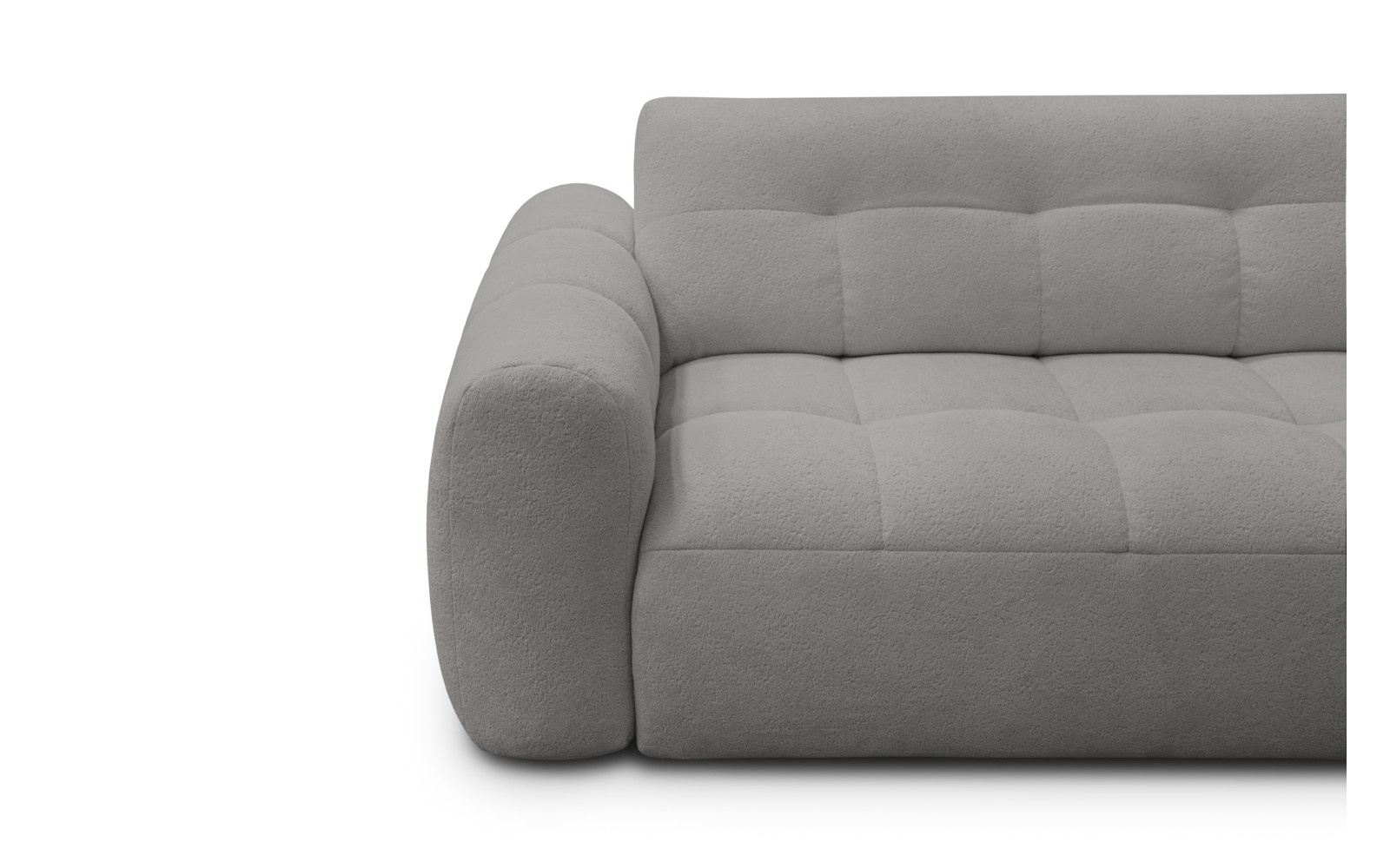 Ecksofa 4-Sitzer rechts LUMERO, taupe