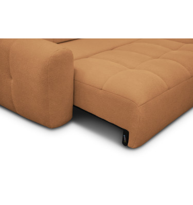 Ecksofa 4-Sitzer rechts LUMERO, orange