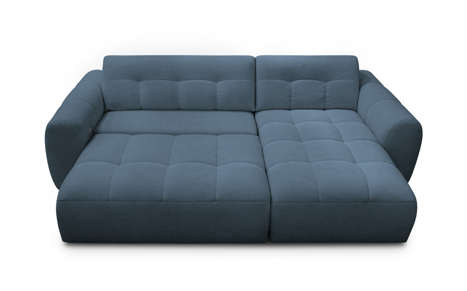 Ecksofa 4-Sitzer rechts LUMERO, marineblau