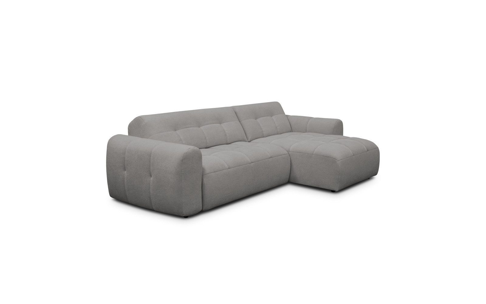 Ecksofa 4-Sitzer rechts LUMERO, taupe