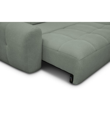 Ecksofa 4-Sitzer rechts LUMERO, olive