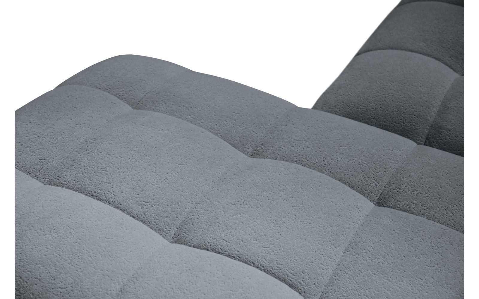 Ecksofa 4-Sitzer rechts LUMERO, graphitfarben