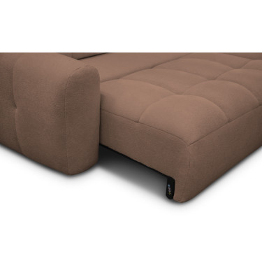 Ecksofa 4-Sitzer rechts LUMERO, braun