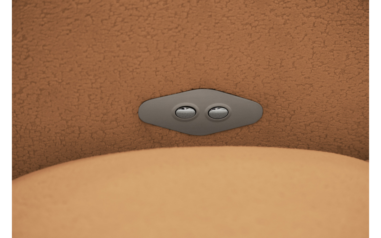 Ecksofa 4-Sitzer rechts LUMERO, orange