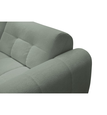 Ecksofa 4-Sitzer rechts LUMERO, olive