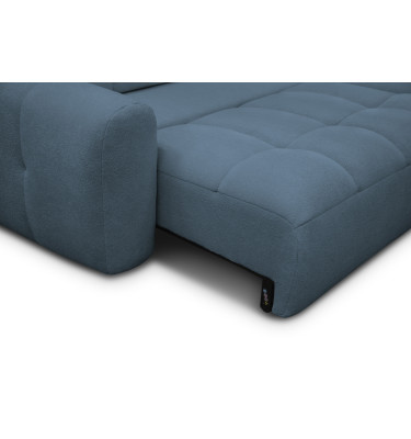 Ecksofa 4-Sitzer rechts LUMERO, marineblau