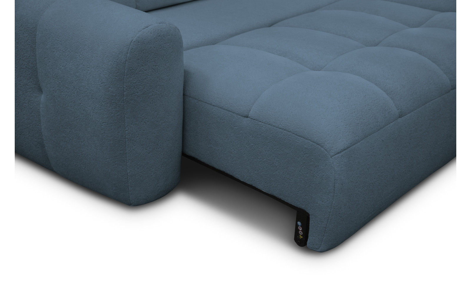 Ecksofa 4-Sitzer rechts LUMERO, marineblau