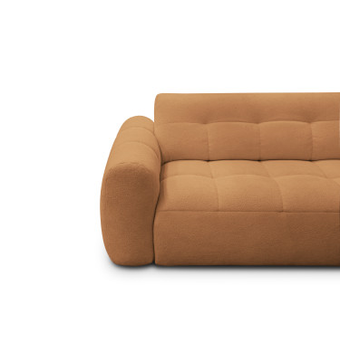 Ecksofa 4-Sitzer rechts LUMERO, orange