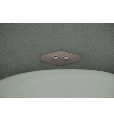 Ecksofa 4-Sitzer rechts LUMERO, olive