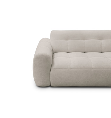 Ecksofa 4-Sitzer rechts LUMERO, creme