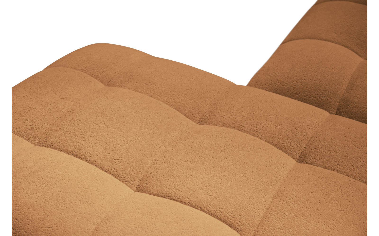 Ecksofa 4-Sitzer rechts LUMERO, orange