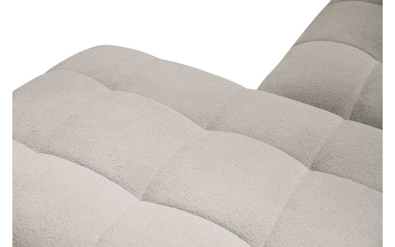 Ecksofa 4-Sitzer rechts LUMERO, creme