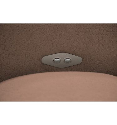 Ecksofa 4-Sitzer rechts LUMERO, braun