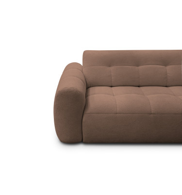 Ecksofa 4-Sitzer rechts LUMERO, braun