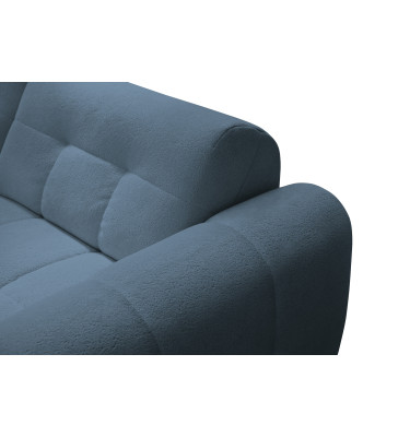 Ecksofa 4-Sitzer rechts LUMERO, marineblau
