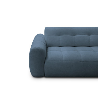 Ecksofa 4-Sitzer rechts LUMERO, marineblau