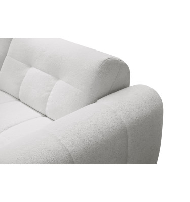 Ecksofa 4-Sitzer rechts LUMERO, hellgrau