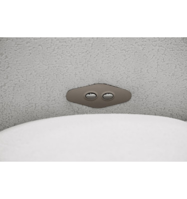 Ecksofa 4-Sitzer rechts LUMERO, hellgrau