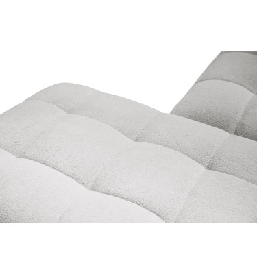 Ecksofa 4-Sitzer rechts LUMERO, hellgrau