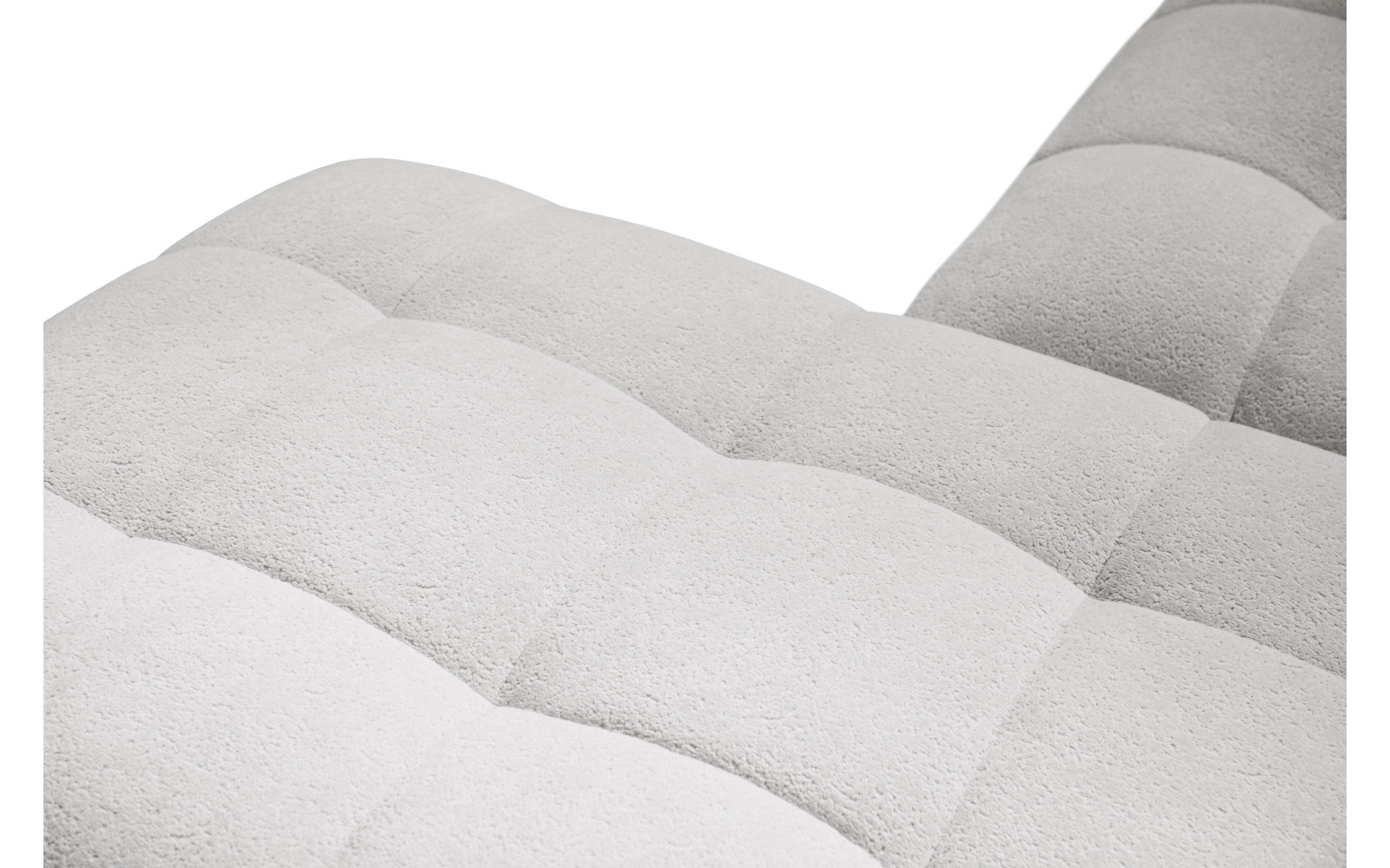 Ecksofa 4-Sitzer rechts LUMERO, hellgrau