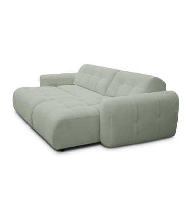 Ecksofa 4-Sitzer rechts LUMERO, hellgrün