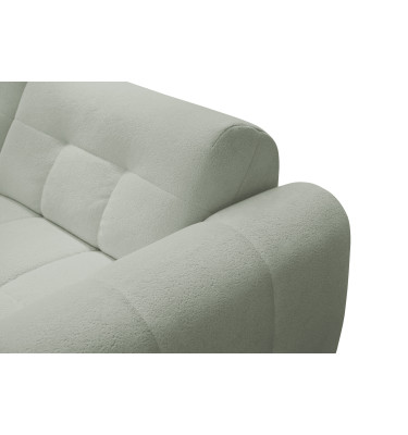 Ecksofa 4-Sitzer rechts LUMERO, hellgrün