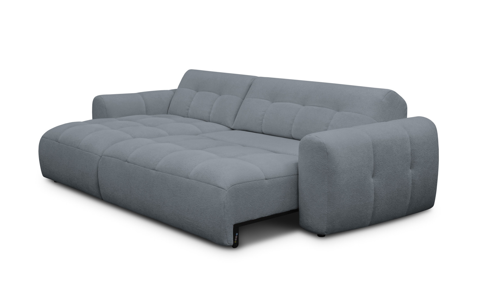 Ecksofa 4-Sitzer links LUMERO, graphitfarben