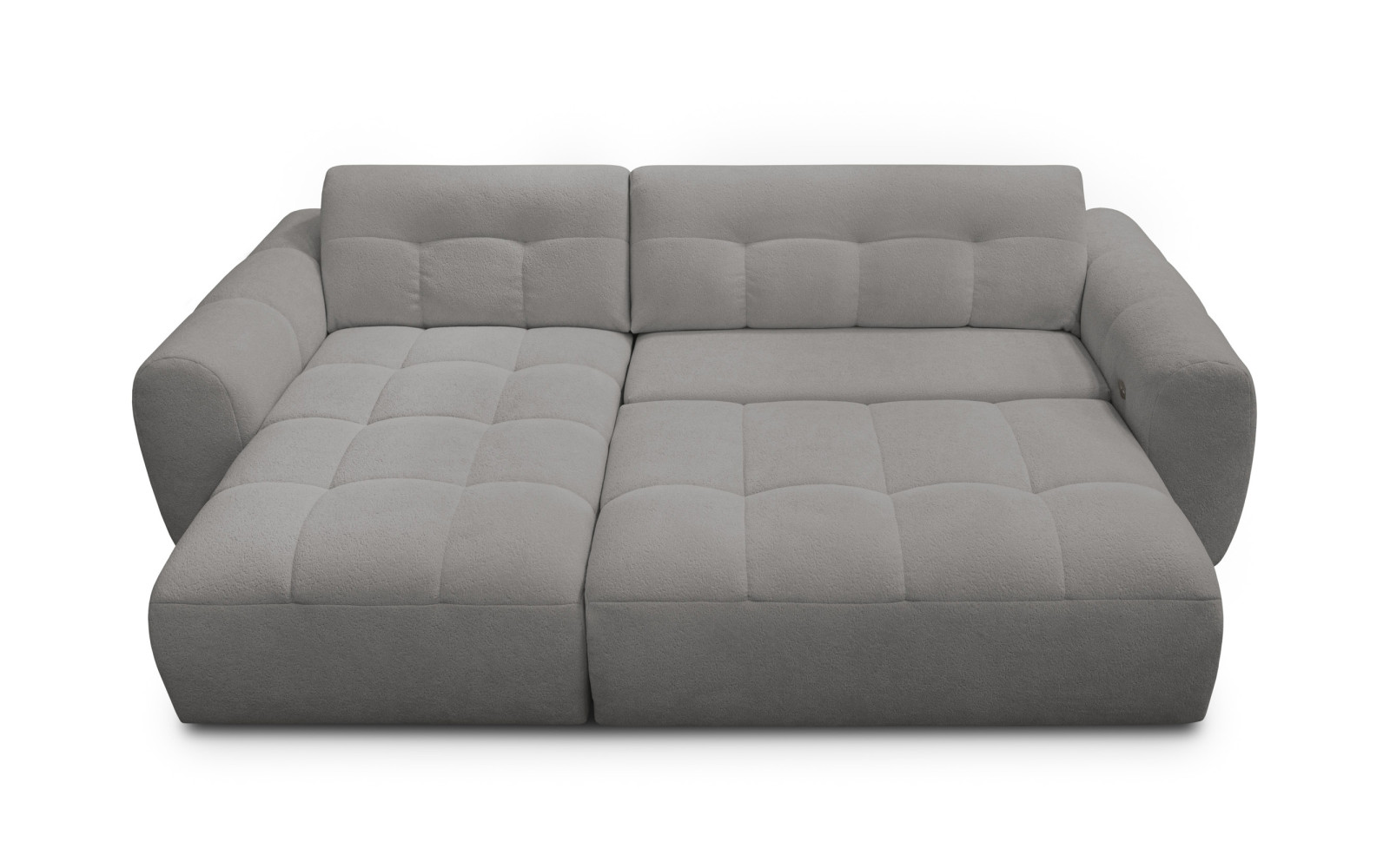 Ecksofa 4-Sitzer links LUMERO, taupe