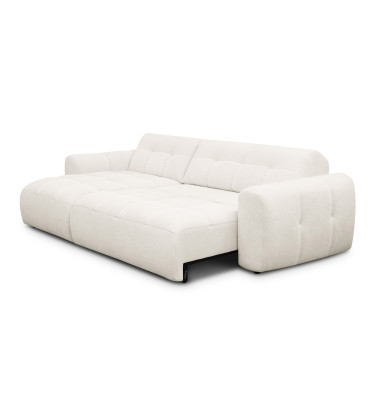 Ecksofa 4-Sitzer links LUMERO, creme