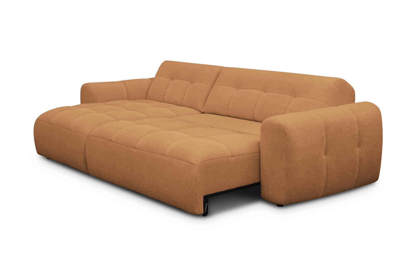 Ecksofa 4-Sitzer links LUMERO, orange