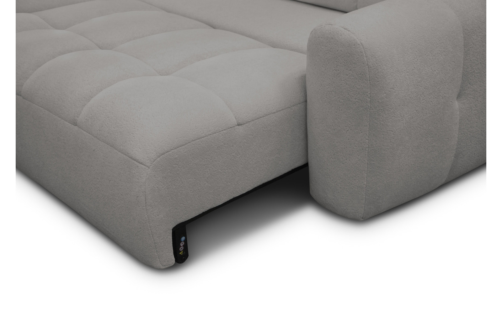 Ecksofa 4-Sitzer links LUMERO, taupe
