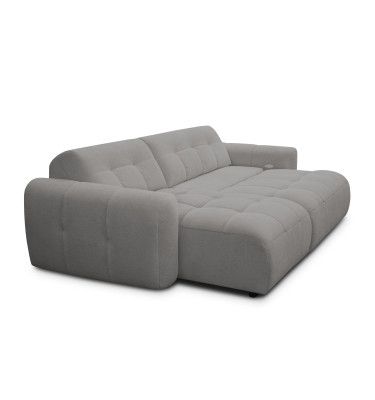 Ecksofa 4-Sitzer links LUMERO, taupe