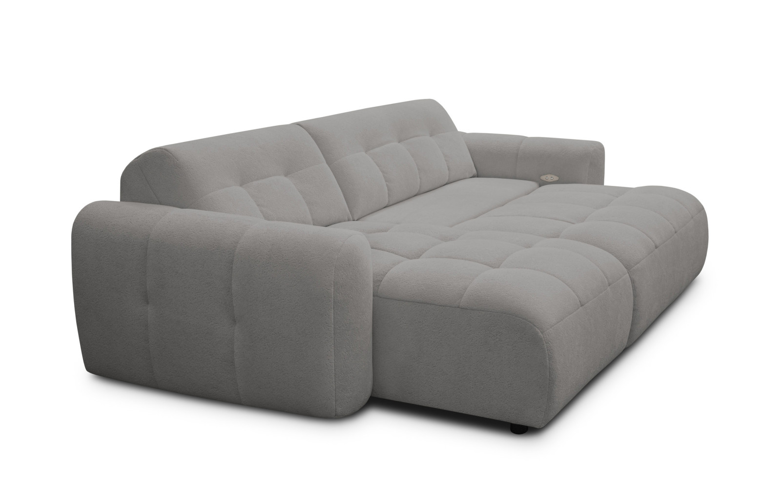 Ecksofa 4-Sitzer links LUMERO, taupe