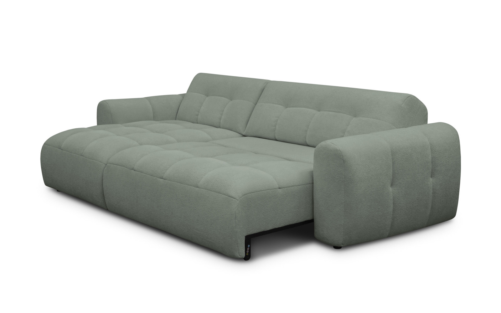 Ecksofa 4-Sitzer links LUMERO, olive